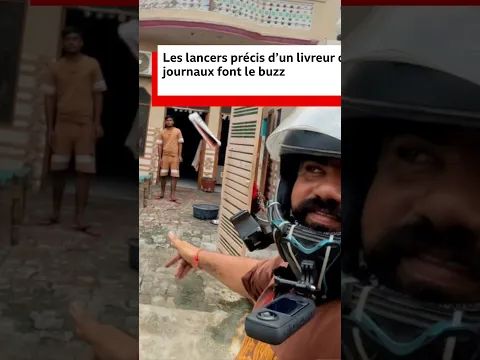 Les lancers précis d’un livreur de journaux font le buzz