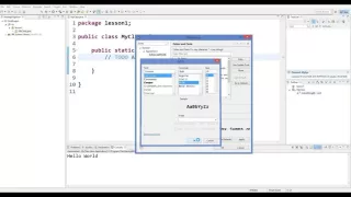 Java Training For Beginners 3 - Creating First project on Java In Eclipse IDE