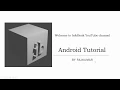 Android Basics - Part 3 Service Handler