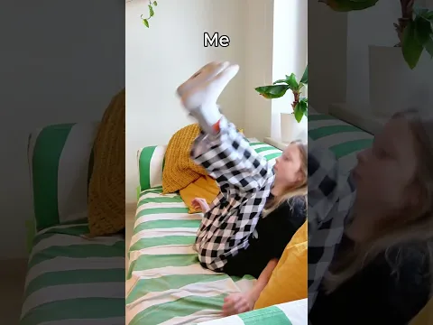 The story of how I get off the couch and how my dad does it #FunnyKids #KidsEntertainment #KidsShort