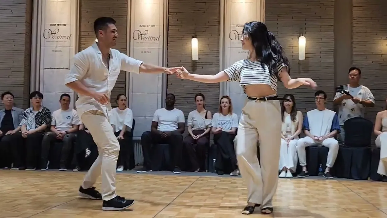 Intermediate Winner Semi Ahn & Zac Skinner - Winner J&J Korea Westival 2024