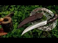 Download Lagu The hands of a craftsman are like a CNC machine...making knives from spring steel #12