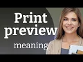 Understanding Print A Key Feature in Document Handling