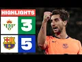 REAL BETIS 3 - 5 FC BARCELONA | RESUMEN LALIGA EA SPORTS