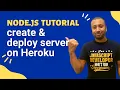 node js bangla tutorial 10 creating node server and deploy on Heroku