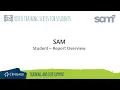 SAM Student Reports Overview