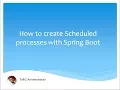 PART 1 - HOW TO CREATE A SCHEDULED PROCESSES WITH SPRING BOOT BY USING JAVA CRON JOB EXPRESSION