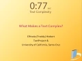 77sec on Text Complexity