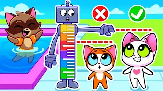 Ultimate Rainbow Slide Challenge | Pool Rules Fun | Cartoon Adventure by Toony Friends TV