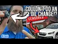 Quick Lube Strikes Back Another Subaru Botched By A Quick Lube Couldn t Do A Simple Oil Change