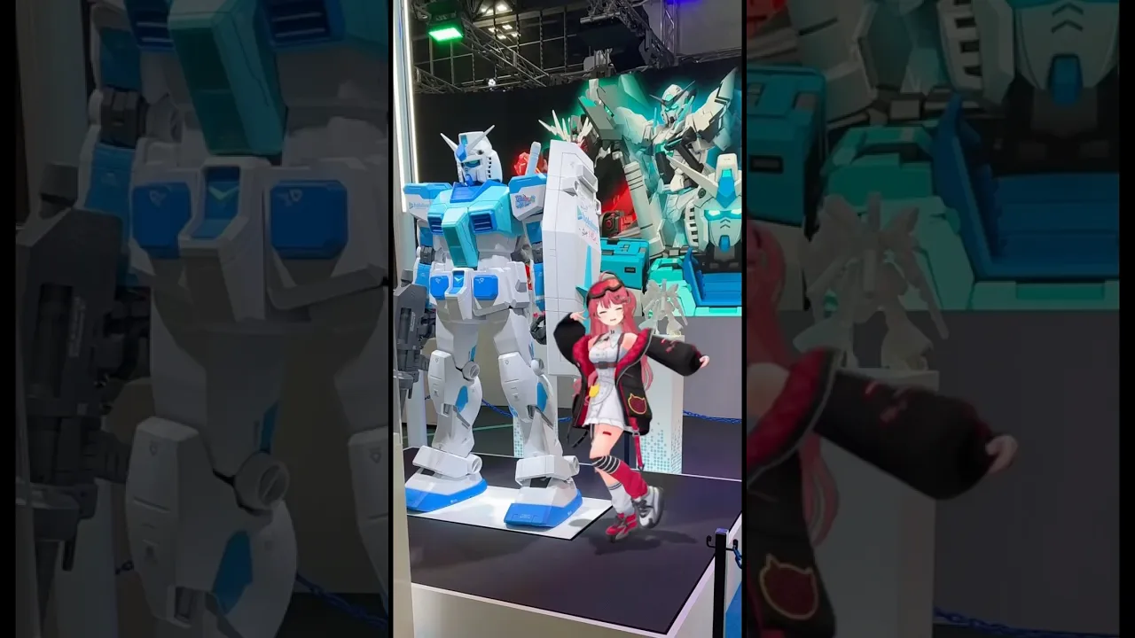 ガンダムコラボ⁉️⚡️ARみこエフェクト実装❕踊らせてにぇ🫶🏻 #ファッションビート #vtuber #shorts