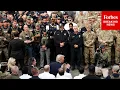 Download Lagu President Trump Speaks To D.C. Police Officers And Brings Pizza And Burgers Amidst Crime Crackdown
