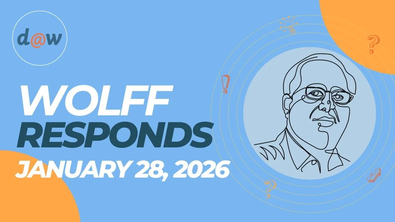 Wolff Responds: "General Strikes Change Everything Dated January 28, 2026"