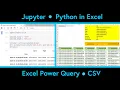 Best Setup to learn Python in Excel and Power Query and Jupyter
