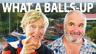 Things never go to plan in a boatyard – Sailboats & maintenance Ep 247