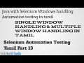 Selenium Windows Handling in window handle get window handles selenium part 13