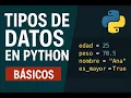 4 Data Types in Python Explained Easily Course from Scratch with Examples