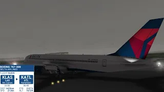 Delta Air Lines DL899 B767 Landing at Hartsfield Jackson Atlanta International Airport