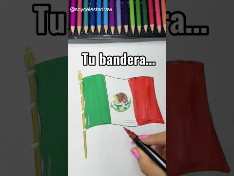 ¿Que BANDERA eliges DIBUJAR? 🇲🇽✏️ #drawing #diy #art #viral