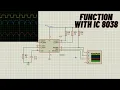 function generator in generator circuit using ic 8038