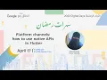 Platform channels how to use native APIs in Flutter Mais Alheraki