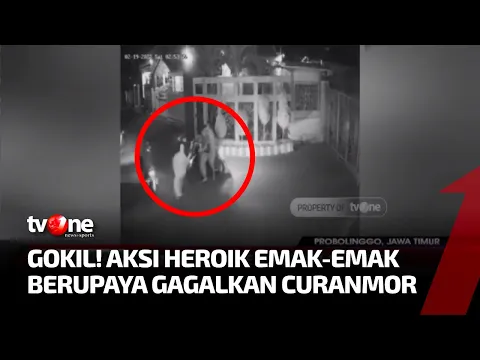 The Power of Emak-Emak! Dengan Tangan Kosong Ibu Bermukena Berupaya Gagalkan Komplotan Curanmor