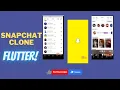 Snapchat App UI Clone Made With Flutter
