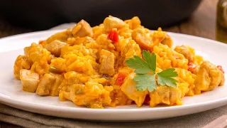 Arroz con Pollo Fácil y Sabroso