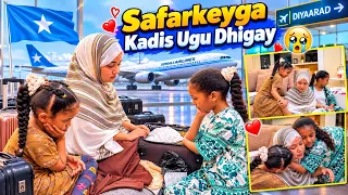 SAFARKEYGA IN AAN AMIIRA UTAGAAYO NAHIDA IYO NADIA AYAAN SURPRISE UGU DHIGAY HOOYO HANAGA TAGIN😭