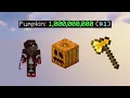 Becoming the True Pumpkin Farmer in Hypixel Skyblock