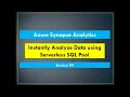 Query files using a serverless SQL pool