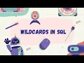 TUTORIAL ON HOW TO WILDCARDS IN SQL