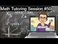 Math Tutoring Session Scatterplots