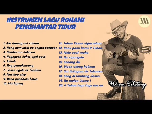 Download MP3 Instrumen lagu Rohani penghantar tidur Teduh - Waren Sihotang