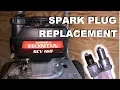 Spark plug replacement on Honda GCV 160 small engine