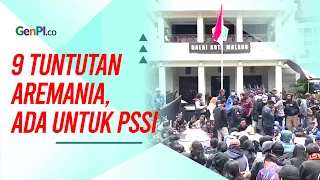 Kembali Turun Ke Jalan, Aremania Suarakan 9 Tuntutan