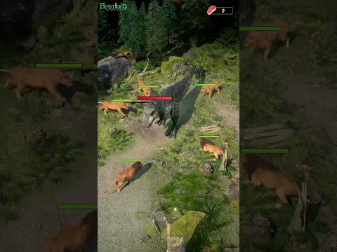 A Lion's Epic Journey from a Crocodile's Jaws to a War Against a Dinosaur #lion #games #wildlife