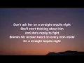 Ashley McBryde - "Straight Tequila Night" [Lyrics]