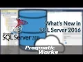 What s New in SQL Server 2016