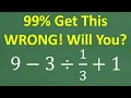 99 Get This Math Challenge Wrong Will You