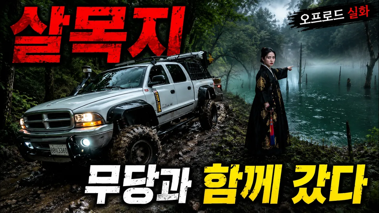노지캠핑 /귀신 나온다는 살목지, 현직무당과 오프로드차 타고 직접 가봤습니다 썸네일