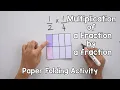 Multiplication of a Fraction by a Fraction Paper Folding Activity