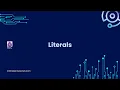 Java Essentials Blueprint - Literals