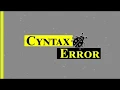 C Programming Tutorial For Beginners Variables Cyntax Error