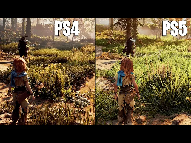 Horizon Zero Dawn Original vs. Remastered Comparison | PS4 Pro vs. PS5