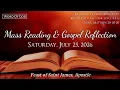 Today s Catholic Mass Readings and Gospel Reflection - Saturday July 25 2026