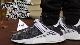 ADIDAS x PHARRELL NMD HUMAN RACE TR CORE BLACK MOON CLOUD REVIEW AND ON FOOT