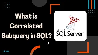 2 Correlated Sub Query In SQL Microsoft SQL Server