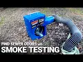 How to Find Sewer Odor With Smoke Testing