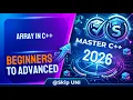 Lec-33 Array in C Programming C Programming for Beginners Complete Tutorial SkipUNI
